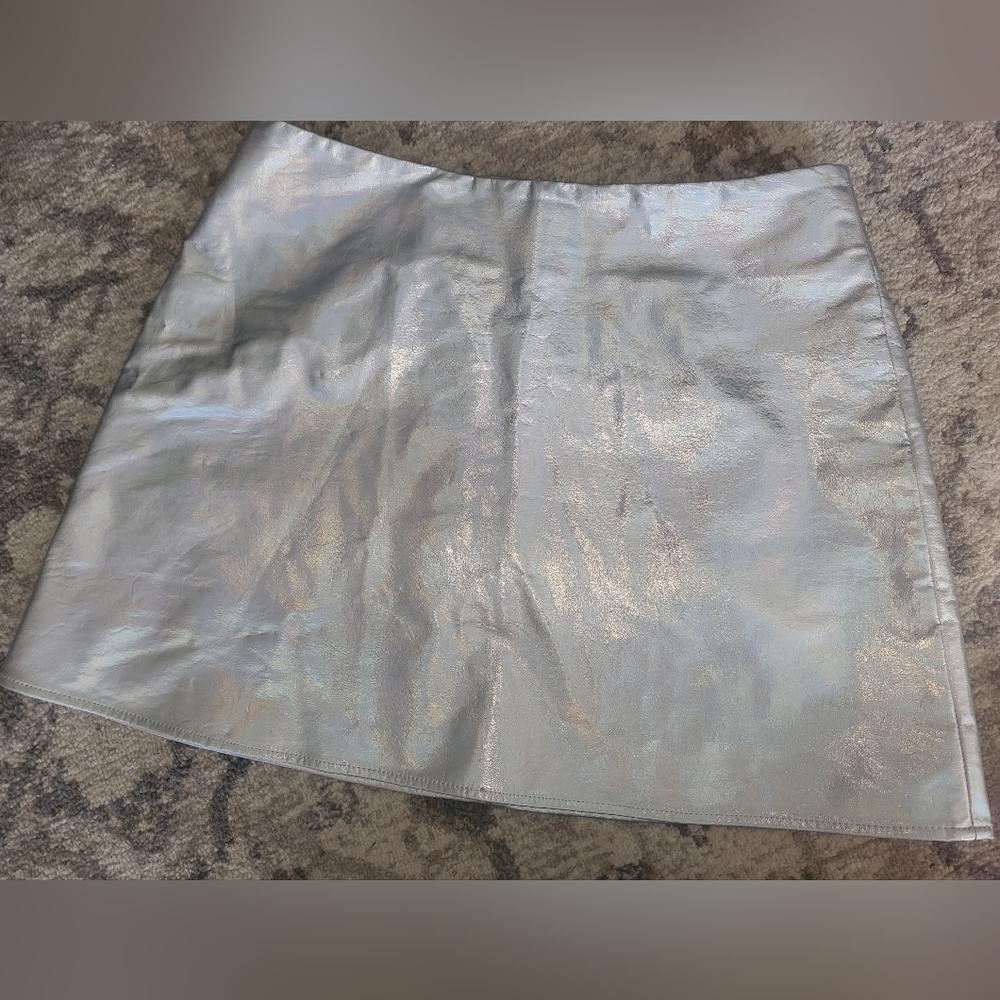 GB metallic mini skirt